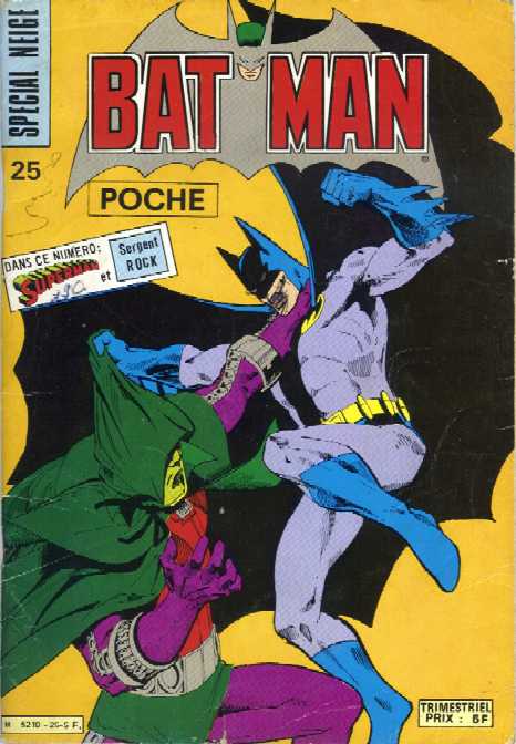 Scan de la Couverture Batman Poche n 25